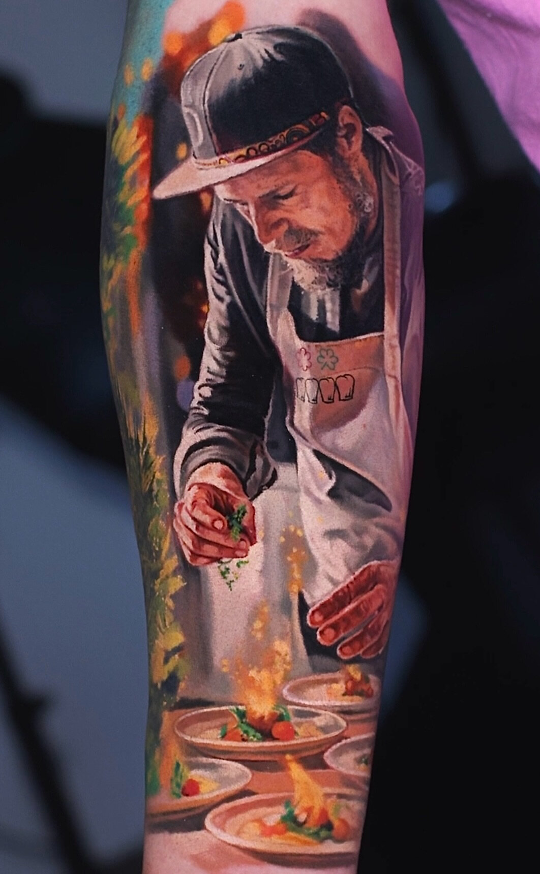 Realistisches Tattoo von Alex666cold — fotorealistische Arbeit in Hyperrealismus oder Color-Realism
