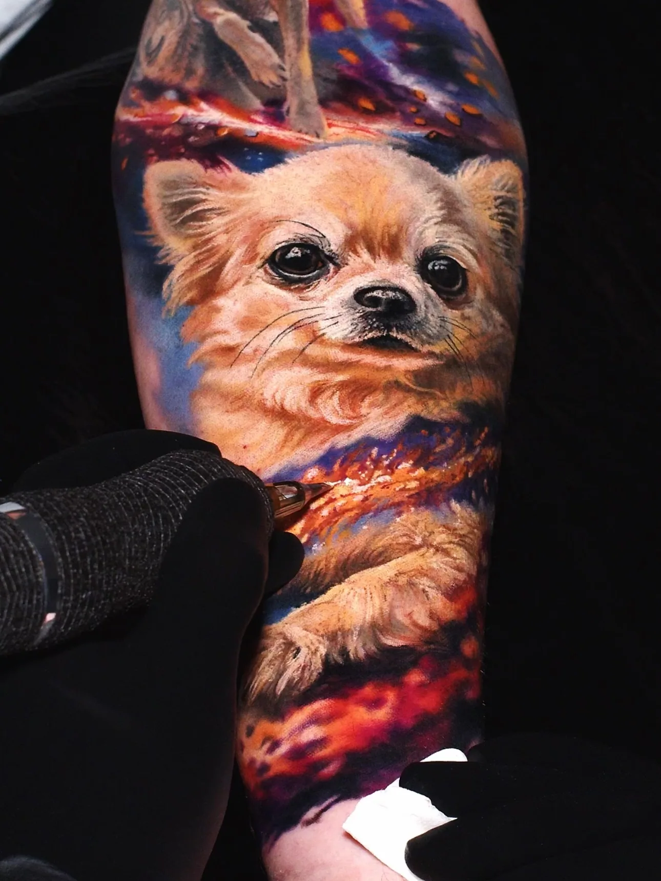 Portrait realism tattoo by Alex666cold — Wroclaw tattoo artist